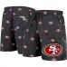 Шорты San Francisco 49ers Pro Standard Allover Print Mini Logo - Black
