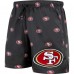 Шорты San Francisco 49ers Pro Standard Allover Print Mini Logo - Black