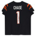 Джерси с автографом Ja'Marr Chase Cincinnati Bengals Fanatics Authentic Nike Black Elite