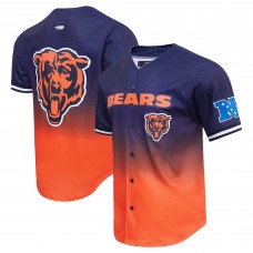 Рубашка с коротким рукавом Chicago Bears Pro Standard Ombre Mesh - Navy/Orange
