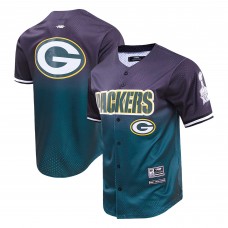 Рубашка с коротким рукавом Green Bay Packers Pro Standard Ombre Mesh - Black/Green