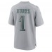 Игровая джерси Jalen Hurts Philadelphia Eagles Nike Super Bowl LVII Patch Atmosphere Fashion - Gray