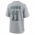 Игровая джерси A.J. Brown Philadelphia Eagles Nike Super Bowl LVII Patch Atmosphere Fashion - Gray