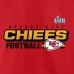 Футболка с длинным рукавом Kansas City Chiefs Super Bowl LVII Star Trail - Red
