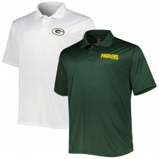 Две поло Green Bay Packers Solid - Green/White