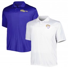 Две поло Los Angeles Rams Solid - Royal/White Две поло Los Angeles Rams Solid - Royal/White