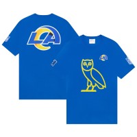 Los Angeles Rams OVO Owl Logo T-Shirt - Royal
