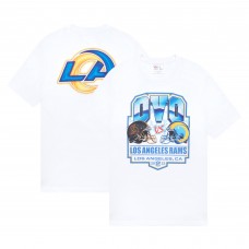 Los Angeles Rams OVO Helmet Logo T-Shirt - White Los Angeles Rams OVO Helmet Logo T-Shirt - White
