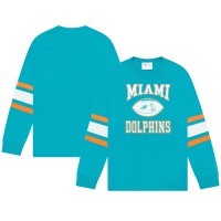 Miami Dolphins OVO Aqua Long Sleeve T-Shirt