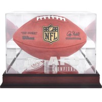 Kansas City Chiefs Fanatics Authentic 2022 AFC Champions Mahogany Football Display Case