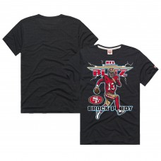 Unisex San Francisco 49ers Brock Purdy Homage Heathered Black NFL Blitz Player Tri-Blend T-Shirt Unisex San Francisco 49ers Brock Purdy Homage Heathered Black NFL Blitz Player Tri-Blend T-Shirt