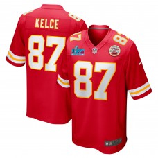 Игровая джерси Travis Kelce Kansas City Chiefs Nike Super Bowl LVII Patch - Red