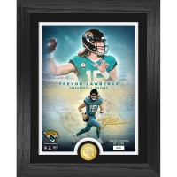 Jacksonville Jaguars Trevor Lawrence Highland Mint 13 x 16 NFL Legends Bronze Coin Photo Mint