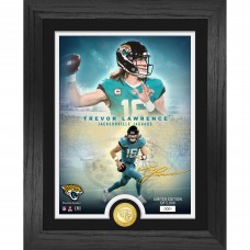Jacksonville Jaguars Trevor Lawrence Highland Mint 13 x 16 NFL Legends Bronze Coin Photo Mint