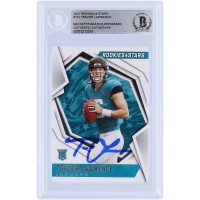 Trevor Lawrence Jacksonville Jaguars Autographed 2021 Panini Rookies & Stars #101 Beckett Fanatics Witnessed Authenticated Rookie Card