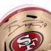 Brock Purdy San Francisco 49ers Autographed Fanatics Authentic Riddell Speed Replica Helmet
