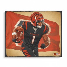 JaMarr Chase Cincinnati Bengals Unsigned Fanatics Authentic 16 x 20 Photo Print - Designed by Artist Brian Konnick