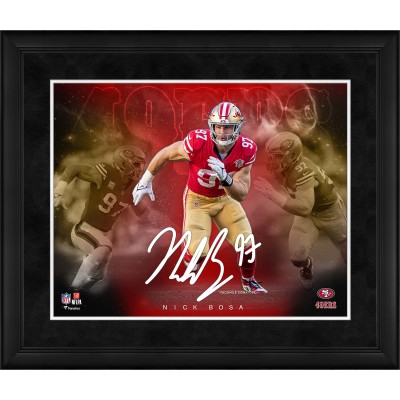 Nick Bosa San Francisco 49ers Fanatics Authentic Framed 16 x 20 Stars of the Game Collage - Facsimile Signature