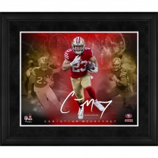Christian McCaffrey San Francisco 49ers Fanatics Authentic Framed 16 x 20 Stars of the Game Collage - Facsimile Signature