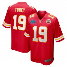 Игровая джерси Kadarius Toney Kansas City Chiefs Nike Super Bowl LVII Patch - Red