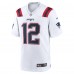 Игровая джерси Tom Brady New England Patriots Nike Retired - White