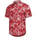 Arizona Cardinals Tommy Bahama Cardinal Aqua Lush Full-Button Shirt