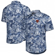 Рубашка с коротким рукавом Chicago Bears Tommy Bahama Aqua Lush - Navy