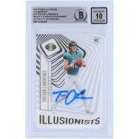 Trevor Lawrence Jacksonville Jaguars Autographed 2021 Panini Illusions Illusionists #Ill-10 Beckett Fanatics Witnessed Authenticated 10 Rookie Card