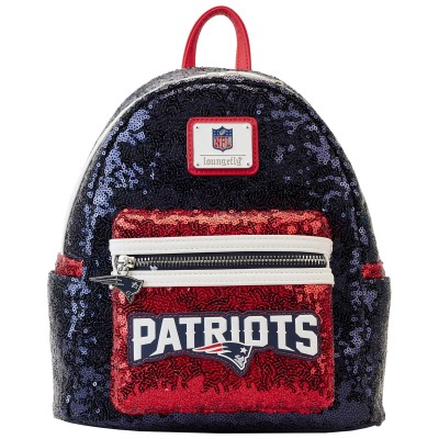 New England Patriots Loungefly Sequin Mini Backpack