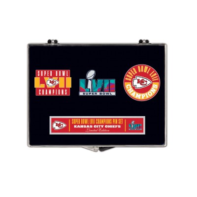 Kansas City Chiefs WinCraft Super Bowl LVII Champions Three-Piece Pin Set