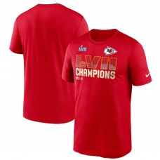 Футболка Kansas City Chiefs Nike Super Bowl LVII Champions Essential - Red