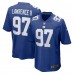 Игровая джерси Dexter Lawrence II New York Giants Nike Team - Royal