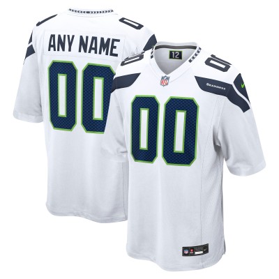 Именная игровая джерси Seattle Seahawks Nike Game - White