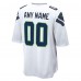 Именная игровая джерси Seattle Seahawks Nike Game - White