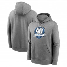 Толстовка Indianapolis Colts Nike 40th Anniversary Club - Heather Gray