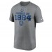 Indianapolis Colts Nike Heather Gray 40th Anniversary Legend Performance T-Shirt