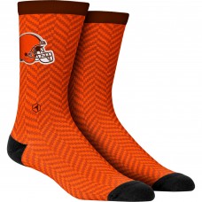Cleveland Browns Rock Em Socks Herringbone Dress Socks