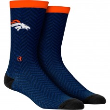 Denver Broncos Rock Em Socks Herringbone Dress Socks