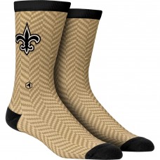 New Orleans Saints Rock Em Socks Herringbone Dress Socks