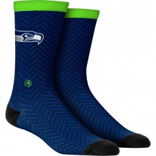 Seattle Seahawks Rock Em Socks Herringbone Dress Socks
