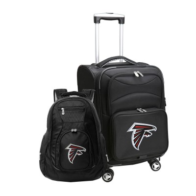 Atlanta Falcons MOJO Black Softside Carry-On & Backpack Set