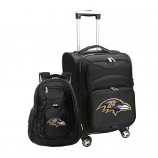 Baltimore Ravens MOJO Softside Carry-On & Backpack Set - Black