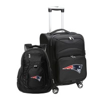 New England Patriots MOJO Black Softside Carry-On & Backpack Set