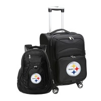Pittsburgh Steelers MOJO Black Softside Carry-On & Backpack Set