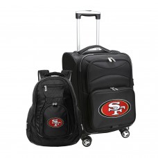 Чемодан и рюкзак San Francisco 49ers MOJO Softside - Black