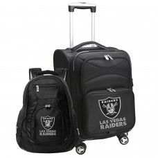 Las Vegas Raiders MOJO Softside Carry-On & Backpack Set - Black