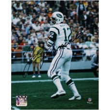 Joe Namath New York Jets Autographed Fanatics Authentic 8 x 10 White Jersey in Pocket Photograph Joe Namath New York Jets Autographed Fanatics Authentic 8 x 10 White Jersey in Pocket Photograph