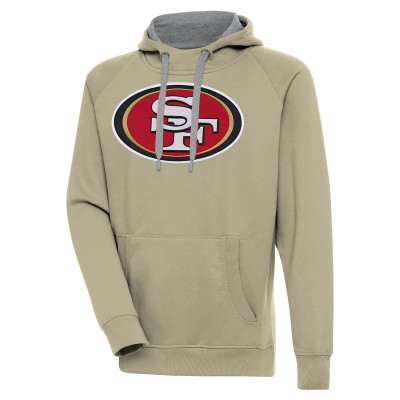 Толстовка San Francisco 49ers Antigua Primary Logo Victory - Khaki
