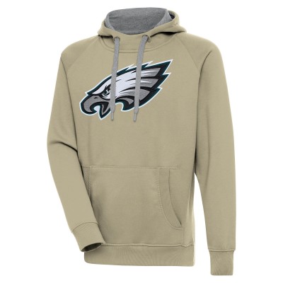 Толстовка Philadelphia Eagles Antigua Primary Logo Victory - Khaki