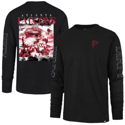 Футболка с длинным рукавом Atlanta Falcons 47 Black Flight